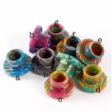 RESIN WIDE BORE SNAKE SKIN PATTERN DRIP TIP FOR ASPIRE CLEITO 120